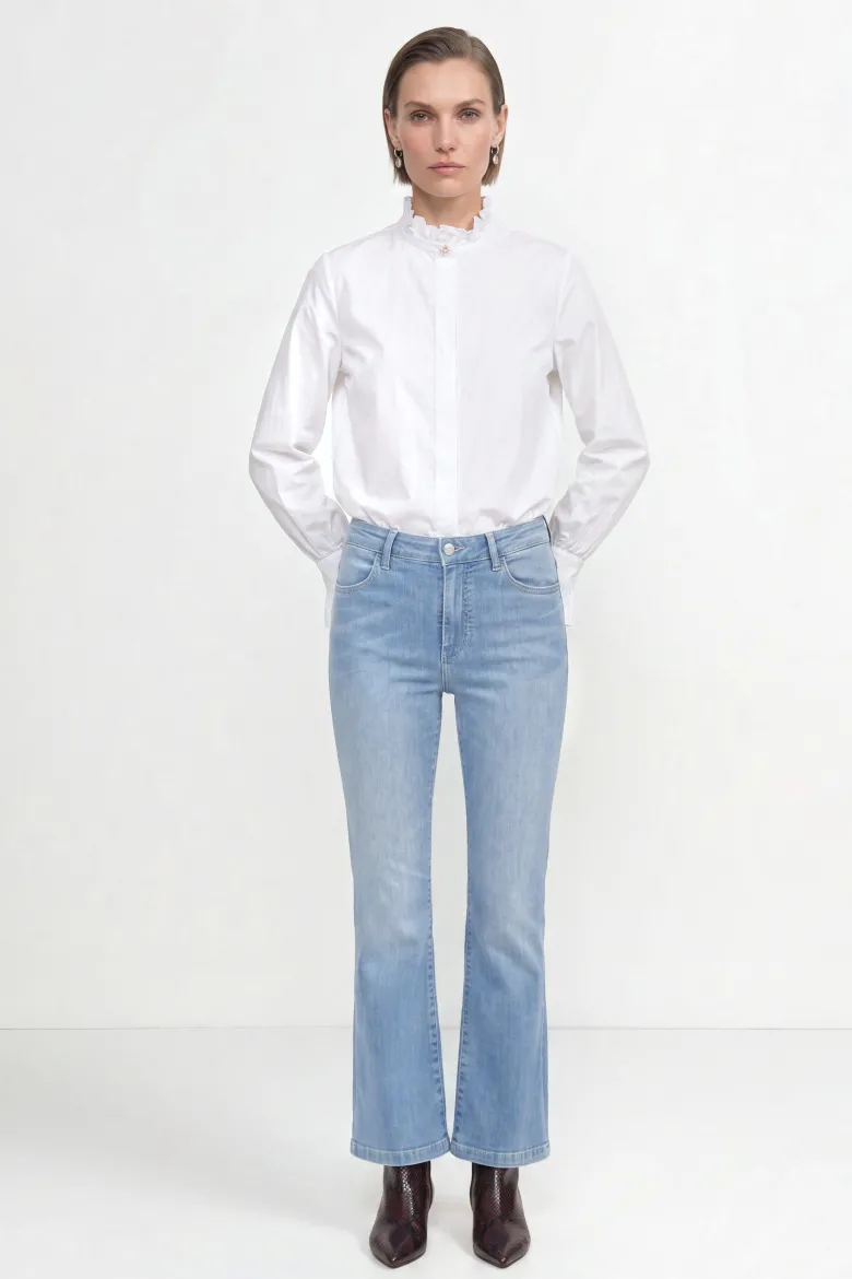 Denim im Klick-Flare Stil
