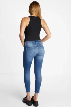 Denim in Satin-Stretch