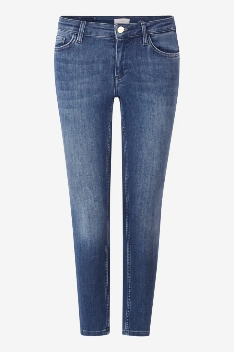 Denim in Satin-Stretch