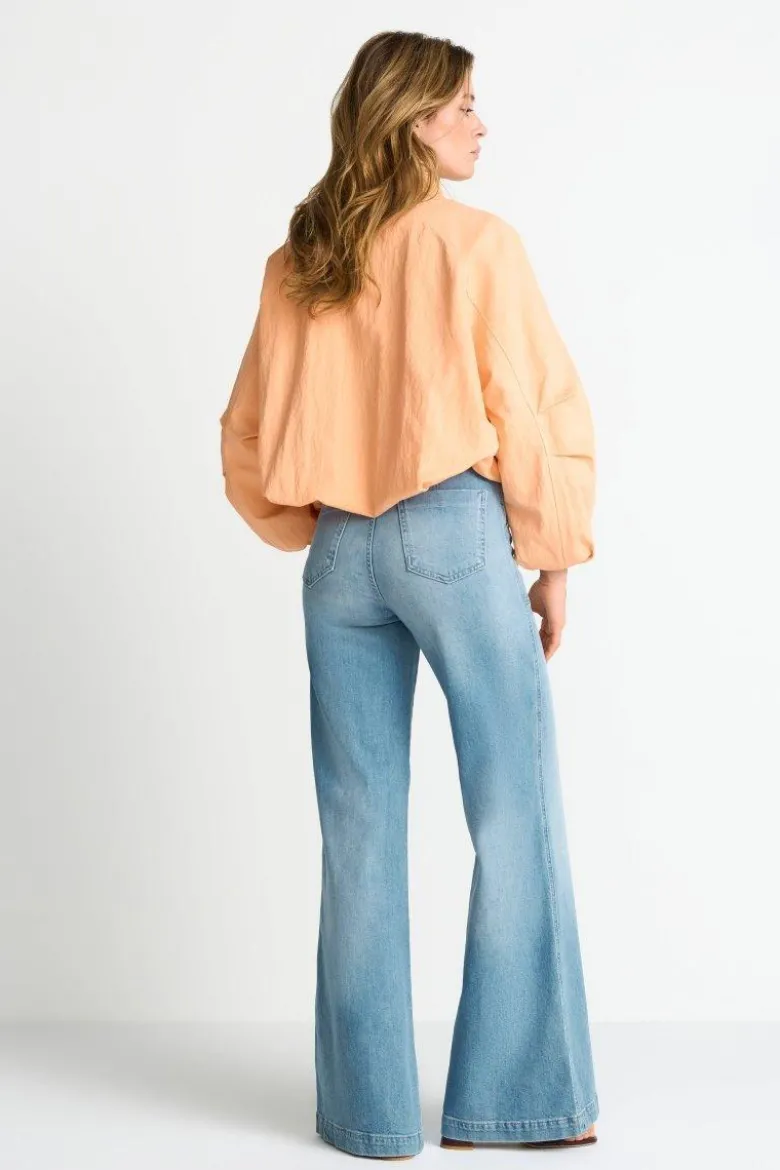 Denim Wide Leg Jeans