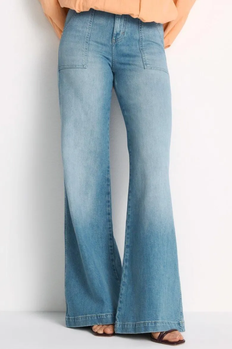 Denim Wide Leg Jeans