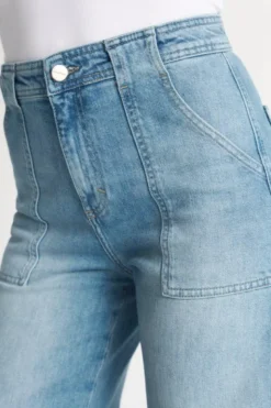 Denim Wide Leg Jeans