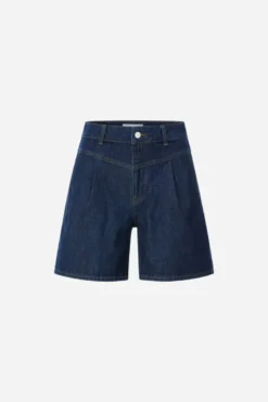 Dunkelblaue Denim-Shorts