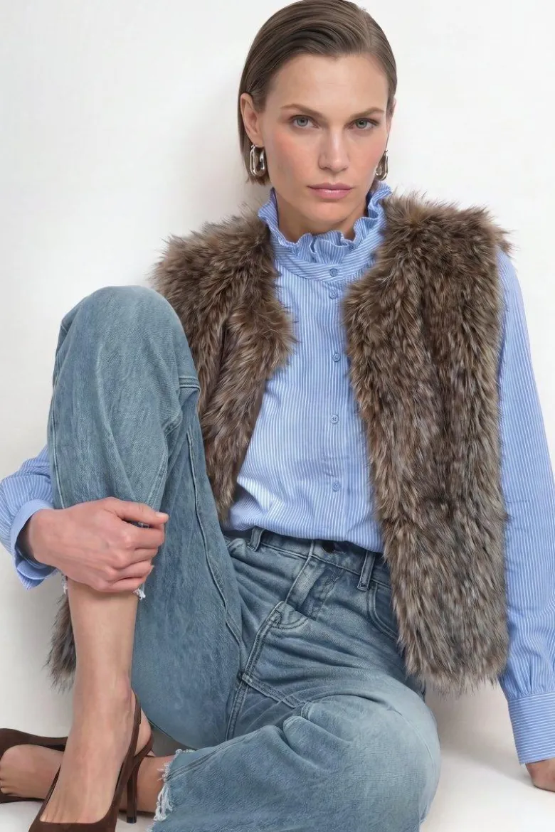 Faux-Fur-Weste