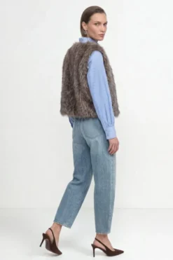 Faux-Fur-Weste