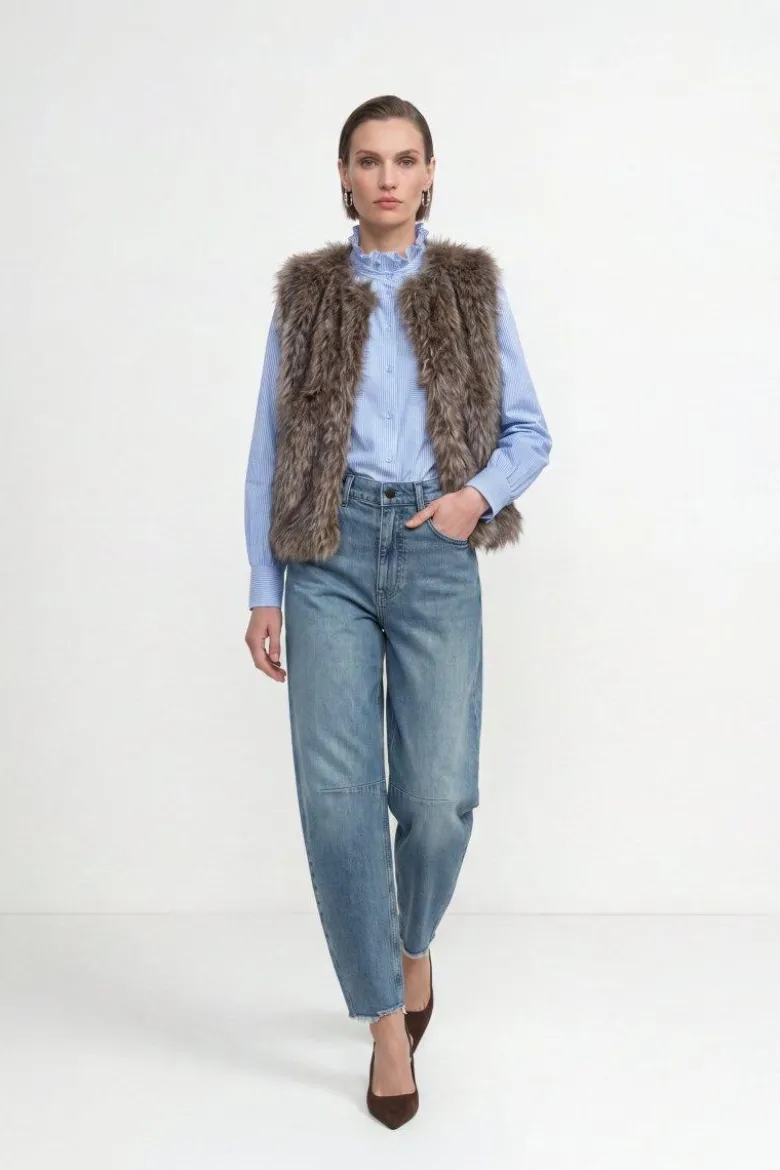 Faux-Fur-Weste