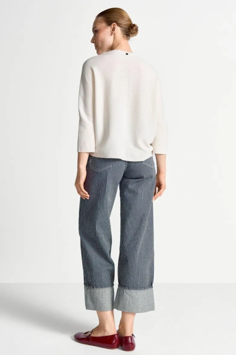 Feinstrickpullover mit Crewneck