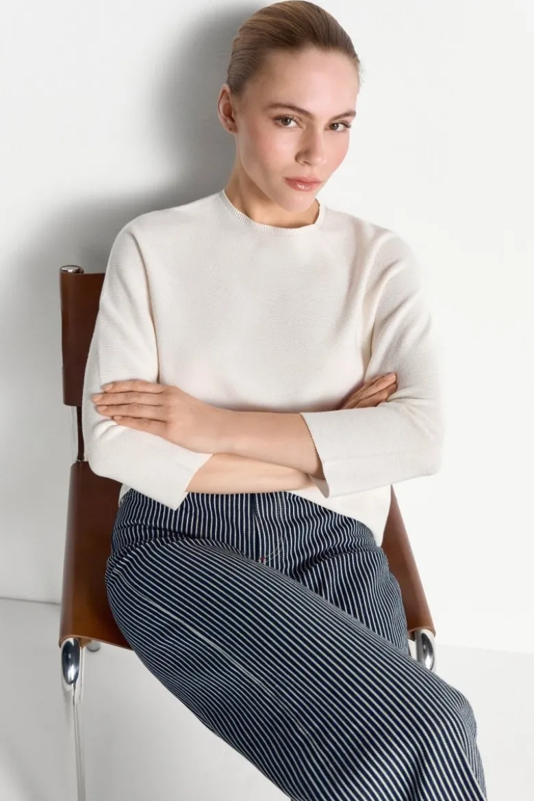 Feinstrickpullover mit Crewneck