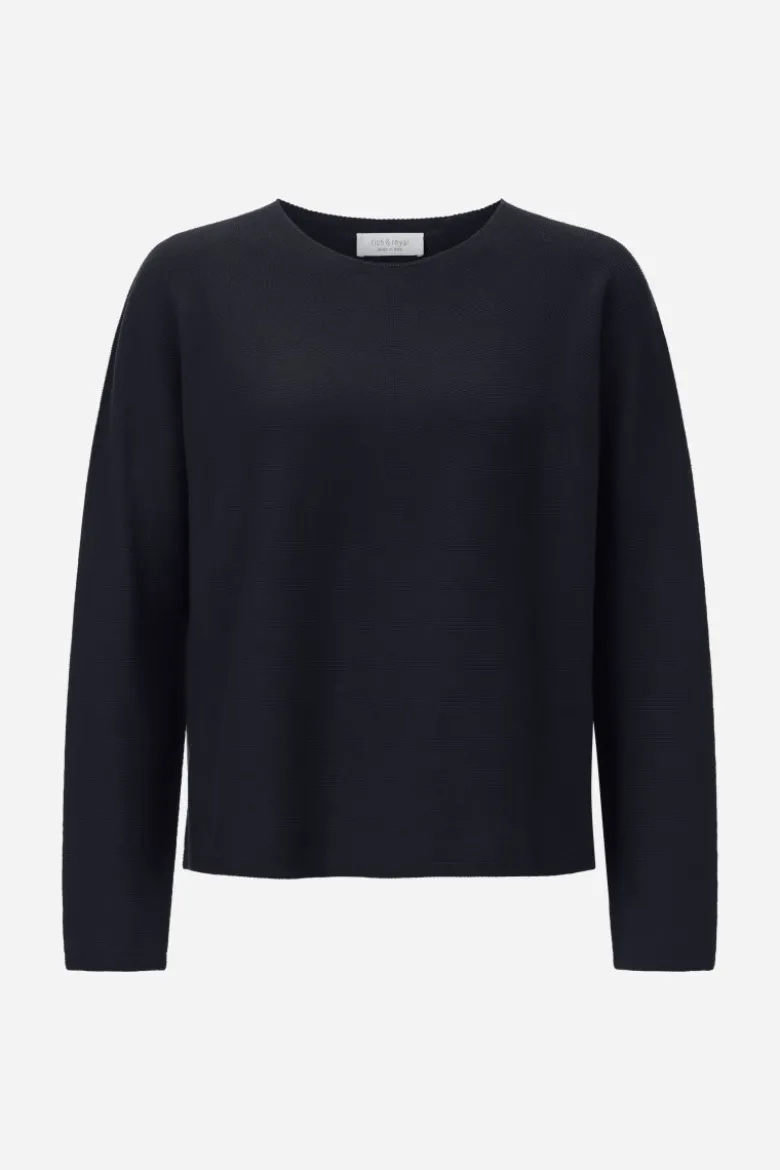 Feinstrickpullover mit Raglanärmeln