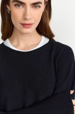 Feinstrickpullover mit Raglanärmeln