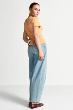 Figurbetontes Rippshirt