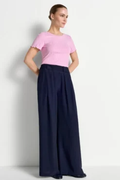 Figurbetontes Rippshirt