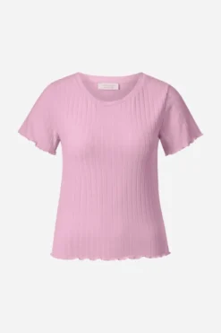 Figurbetontes Rippshirt