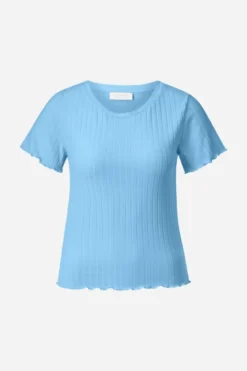 Figurbetontes Rippshirt