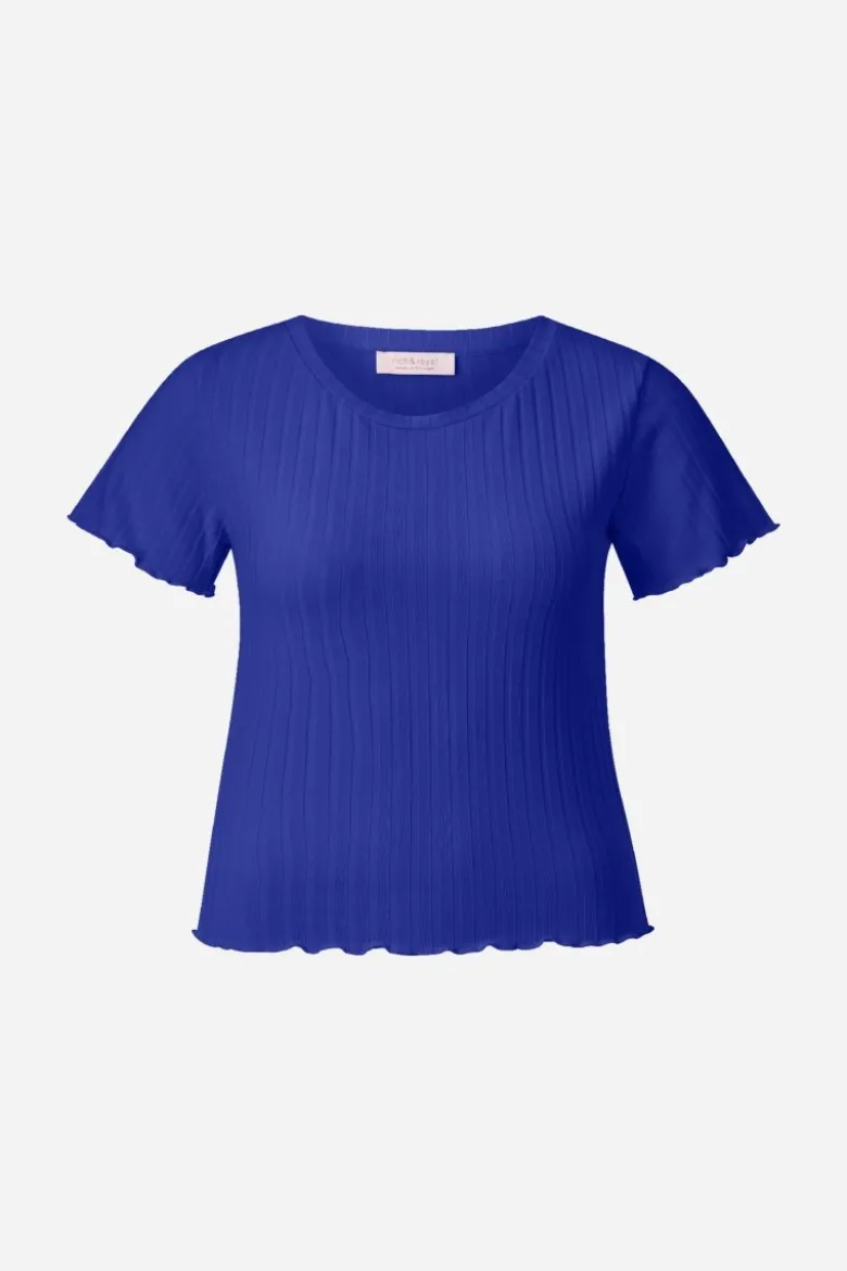 Figurbetontes Rippshirt