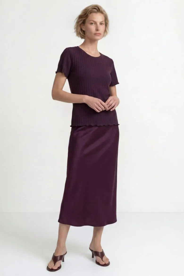 Figurbetontes Rippshirt