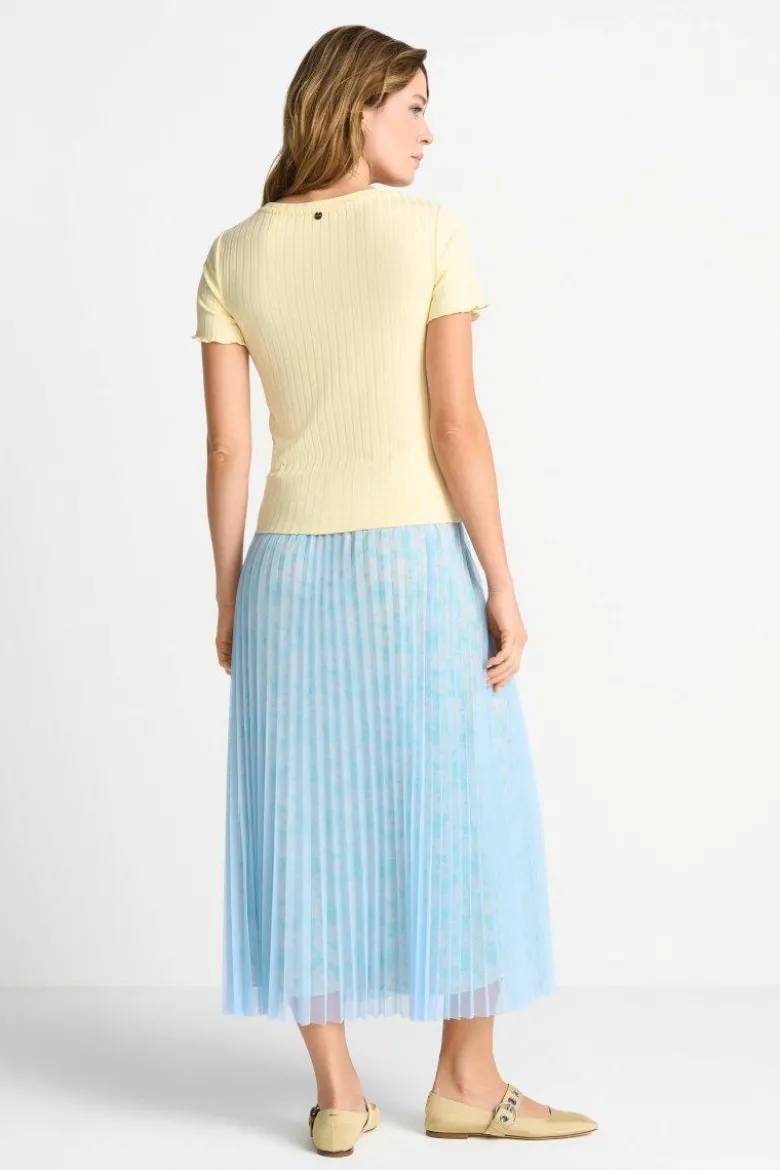 Figurbetontes Rippshirt