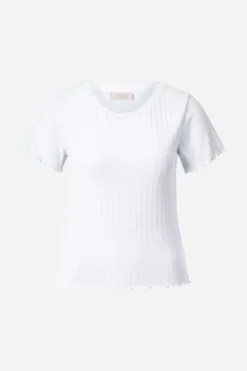 Figurbetontes Rippshirt