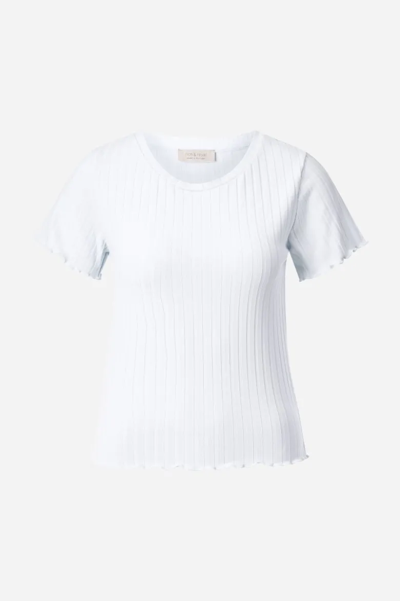Figurbetontes Rippshirt