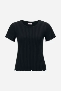Figurbetontes Rippshirt