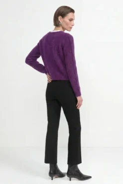 Flauschiger Mohair-Cardigan