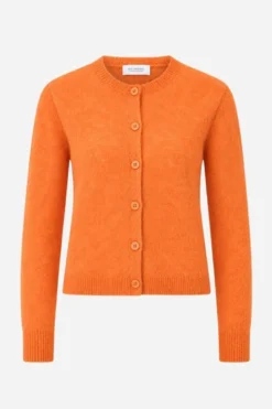 Flauschiger Mohair-Cardigan