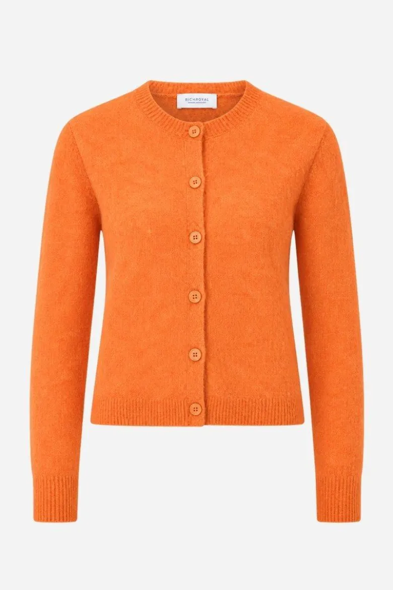Flauschiger Mohair-Cardigan