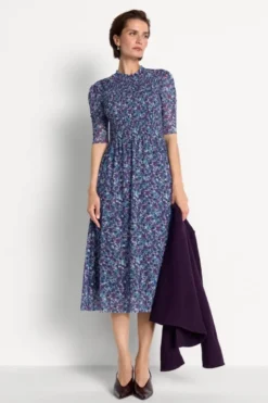 Florales Meshkleid