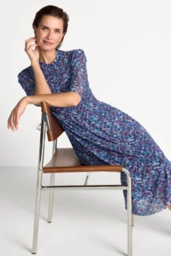 Florales Meshkleid