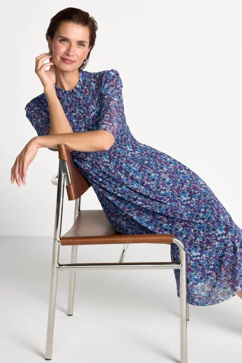 Florales Meshkleid