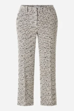 Gemusterte Hose in Ankle-Länge