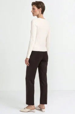 Geripptes Longsleeve