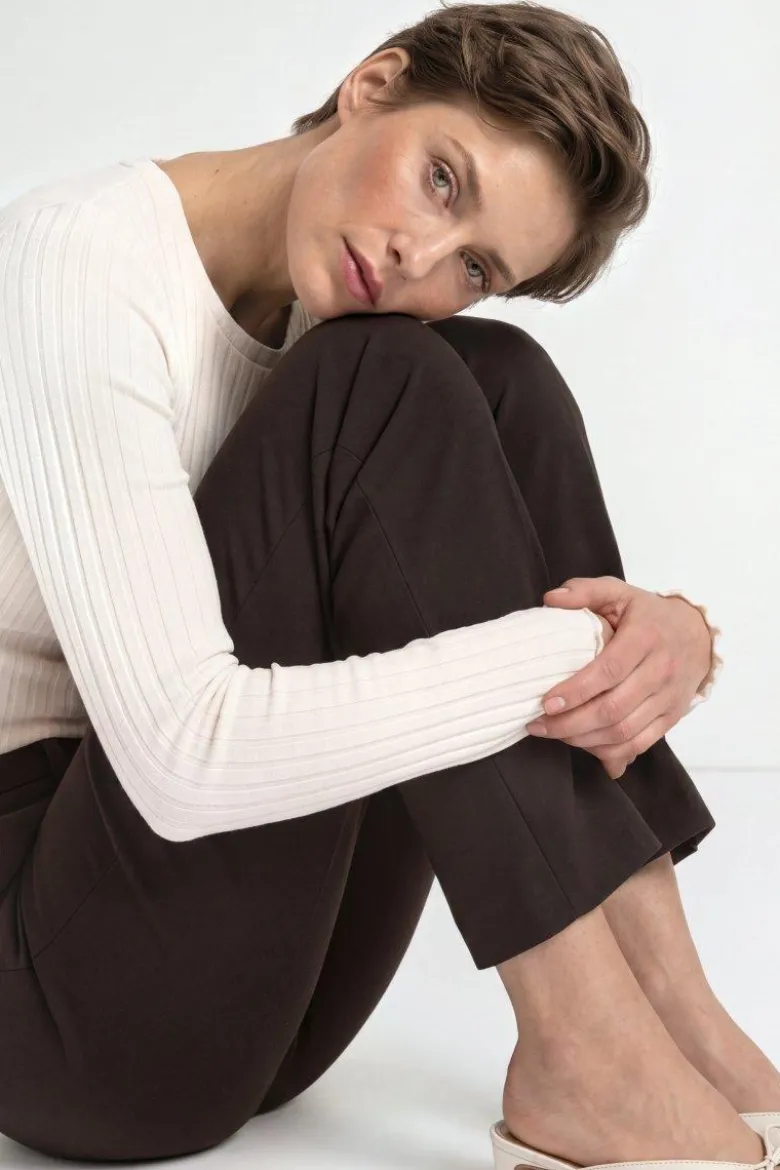 Geripptes Longsleeve