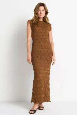 Gesmoktes Maxikleid