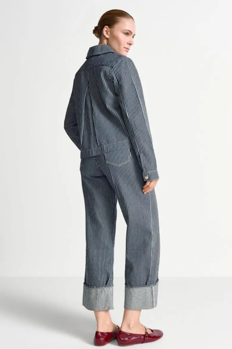 Gestreifte Kurzjacke