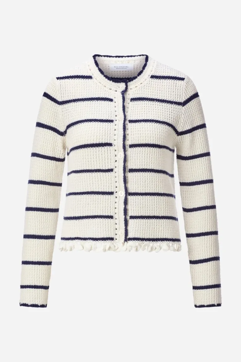 Gestreifter Cardigan