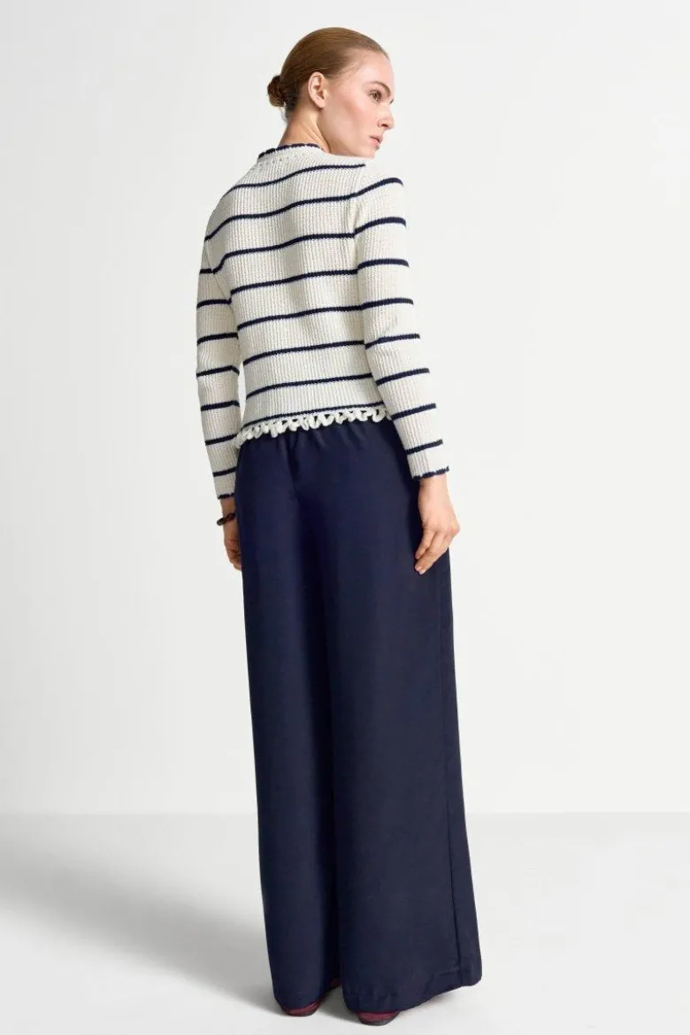 Gestreifter Cardigan