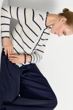 Gestreifter Cardigan
