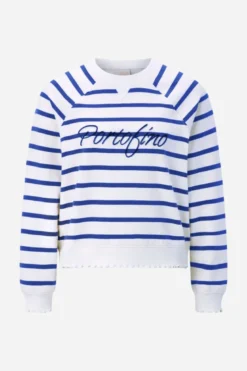 Gestreiftes Baumwoll-Sweatshirt