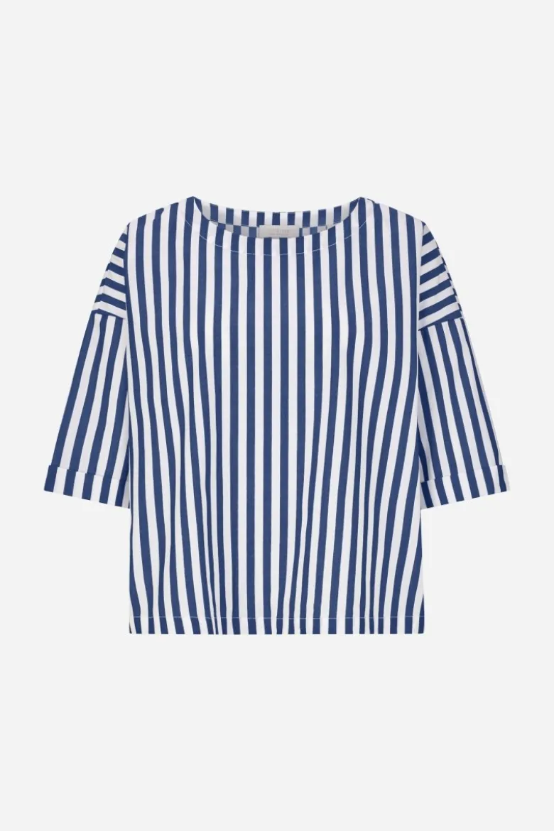 Gestreiftes Crop-Shirt
