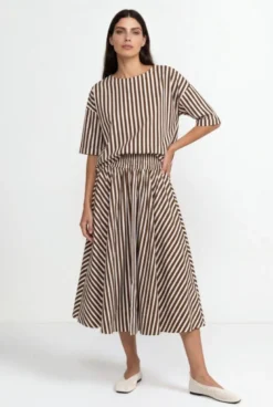 Gestreiftes Crop-Shirt