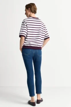 Gestreiftes Kurzarmshirt