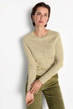 Gestreiftes Longsleeve aus Baumwolle
