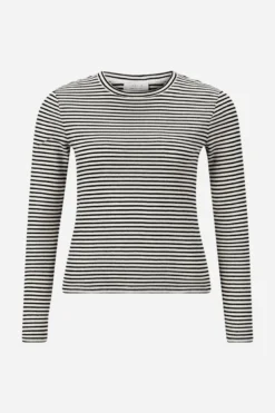 Gestreiftes Longsleeve mit Glitzergarn