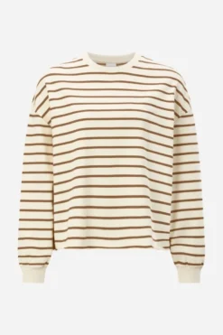 Gestreiftes Oversize-Sweatshirt