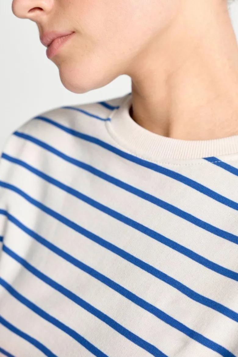 Gestreiftes Oversize-Sweatshirt