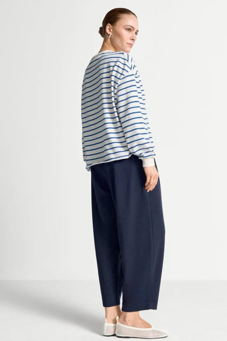 Gestreiftes Oversize-Sweatshirt