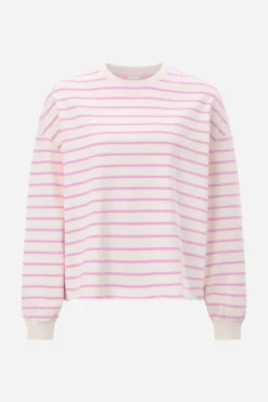 Gestreiftes Oversize-Sweatshirt