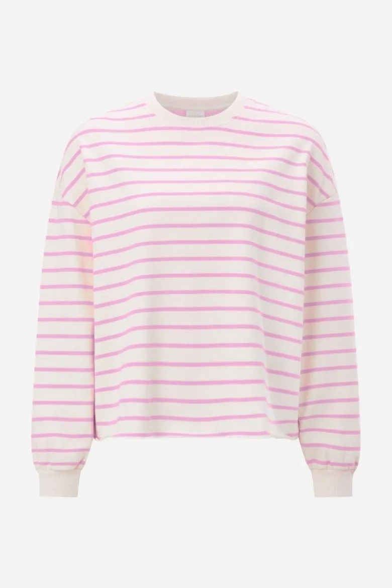 Gestreiftes Oversize-Sweatshirt