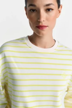 Gestreiftes Oversize-Sweatshirt